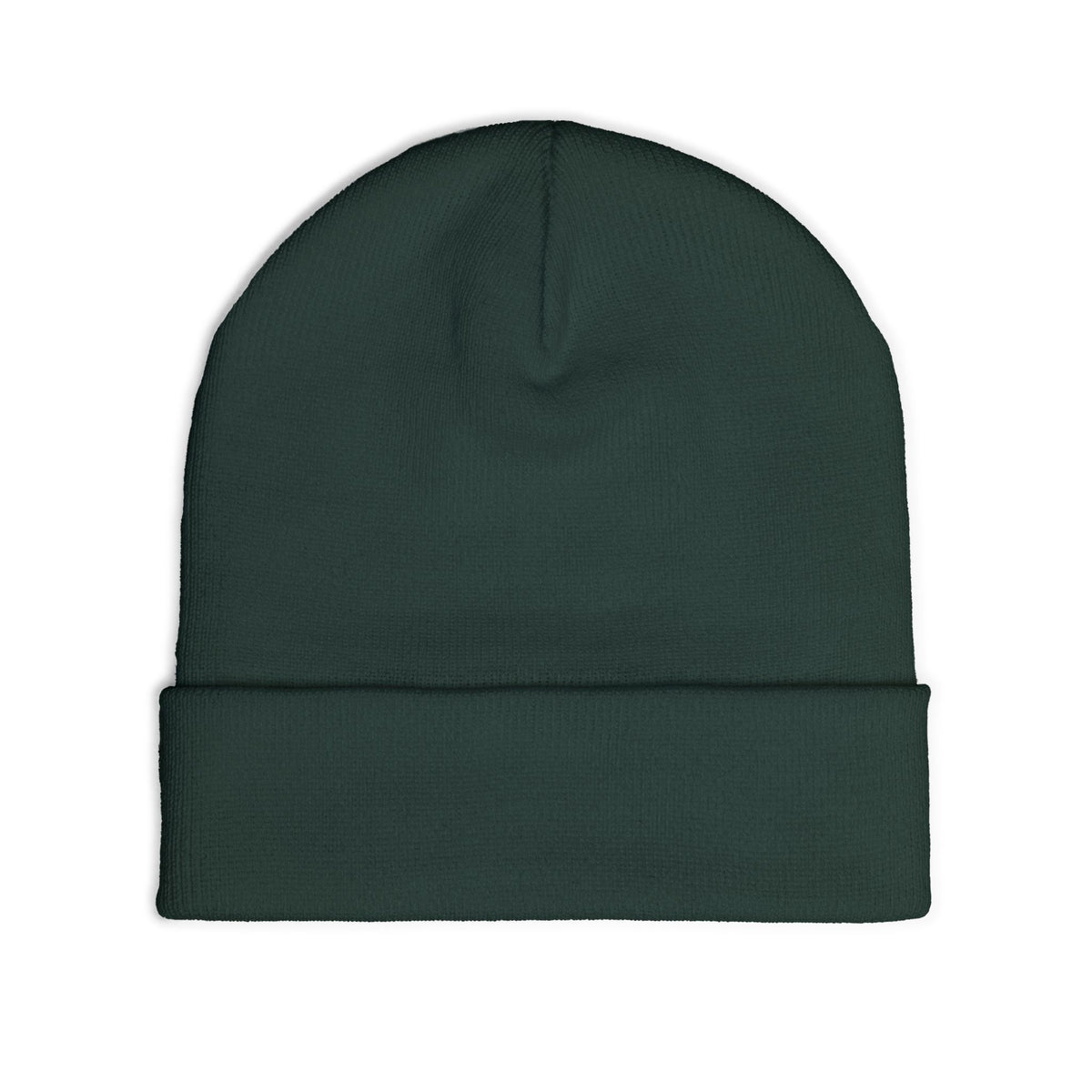 Embroidered Gold Eagle Knit Beanie — Cozy Winter Hat with Metallic Bird Design