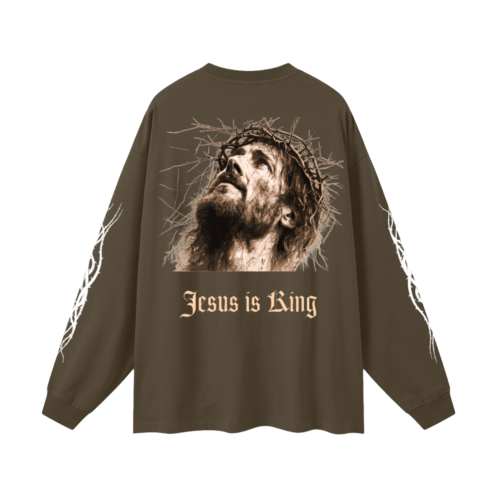 Jesus Is King Long Sleeve Shirt