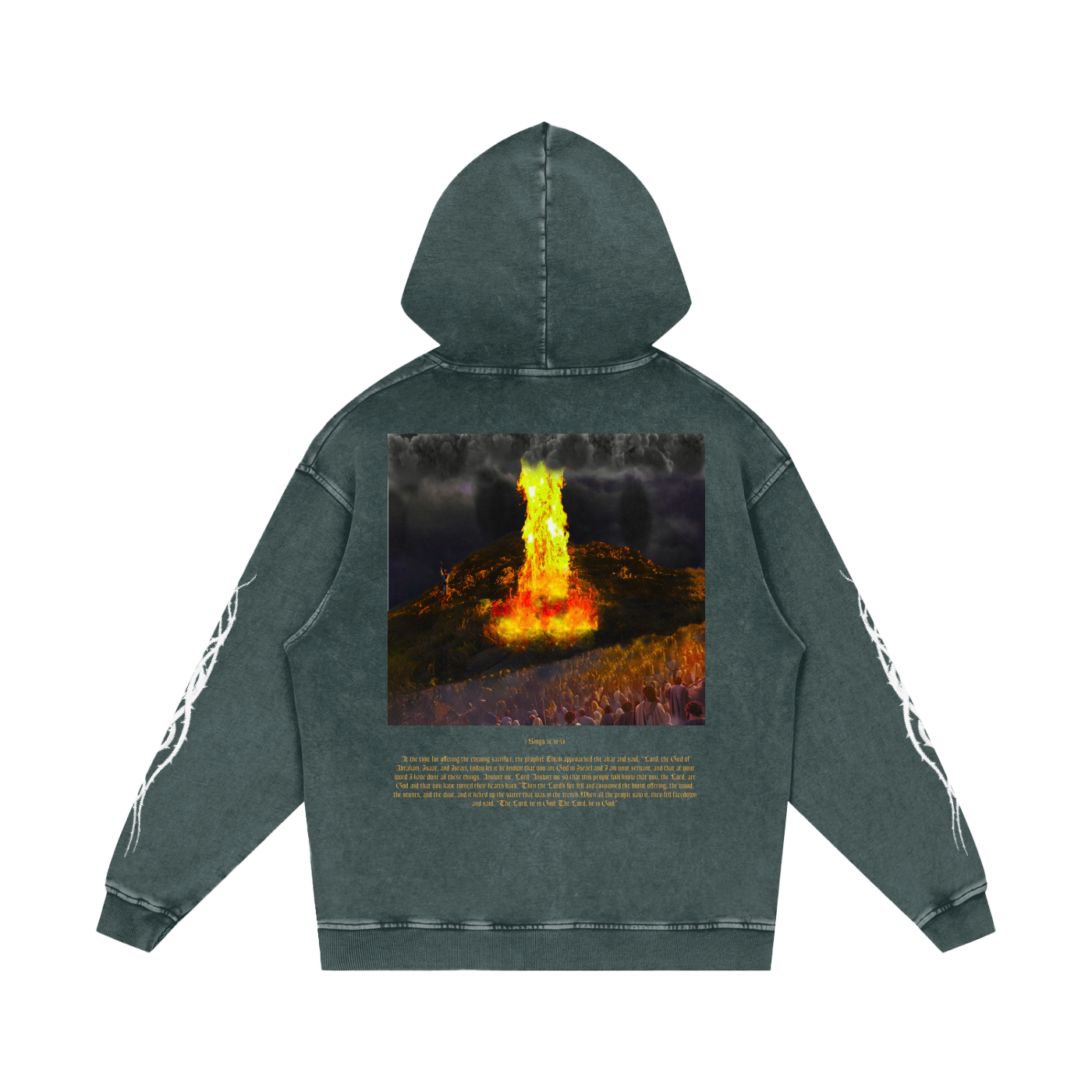 1 Kings 18:36-38 Hoodie