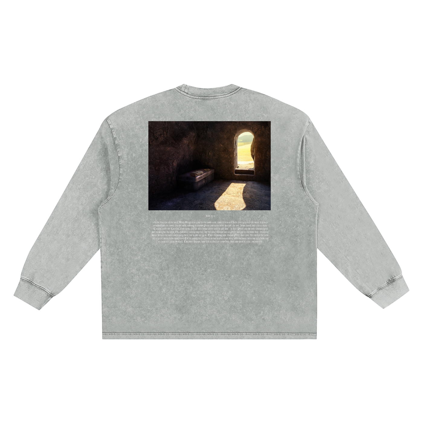 John 20:1-8 Long Sleeve Shirt