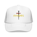 Gospel Cross Trucker Hat — Christian Foam Mesh Cap
