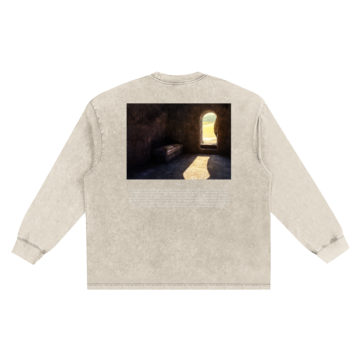 John 20:1-8 Long Sleeve Shirt