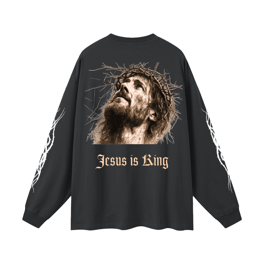 Jesus Is King Long Sleeve Shirt