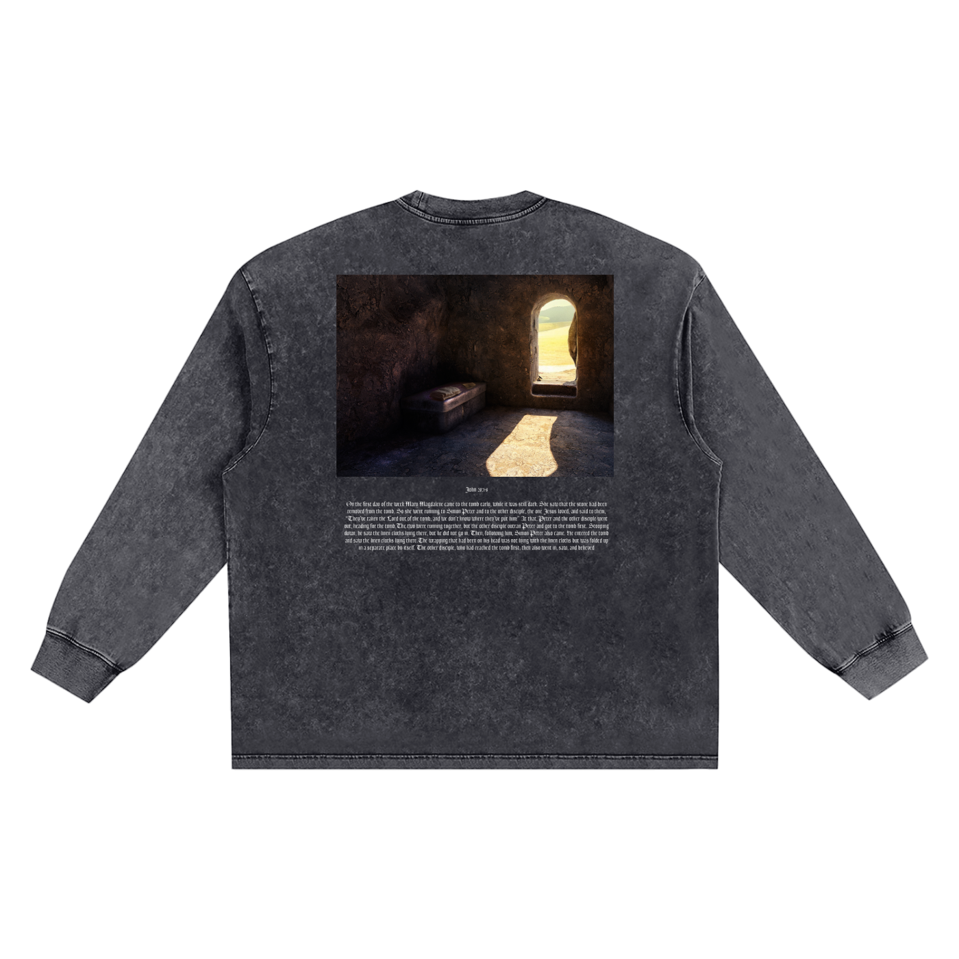 John 20:1-8 Long Sleeve Shirt
