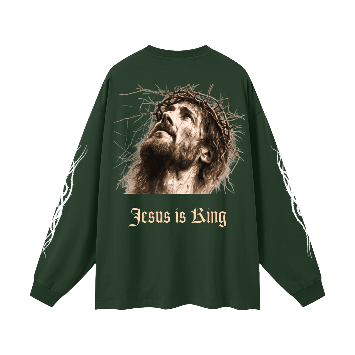 Jesus Is King Long Sleeve Shirt
