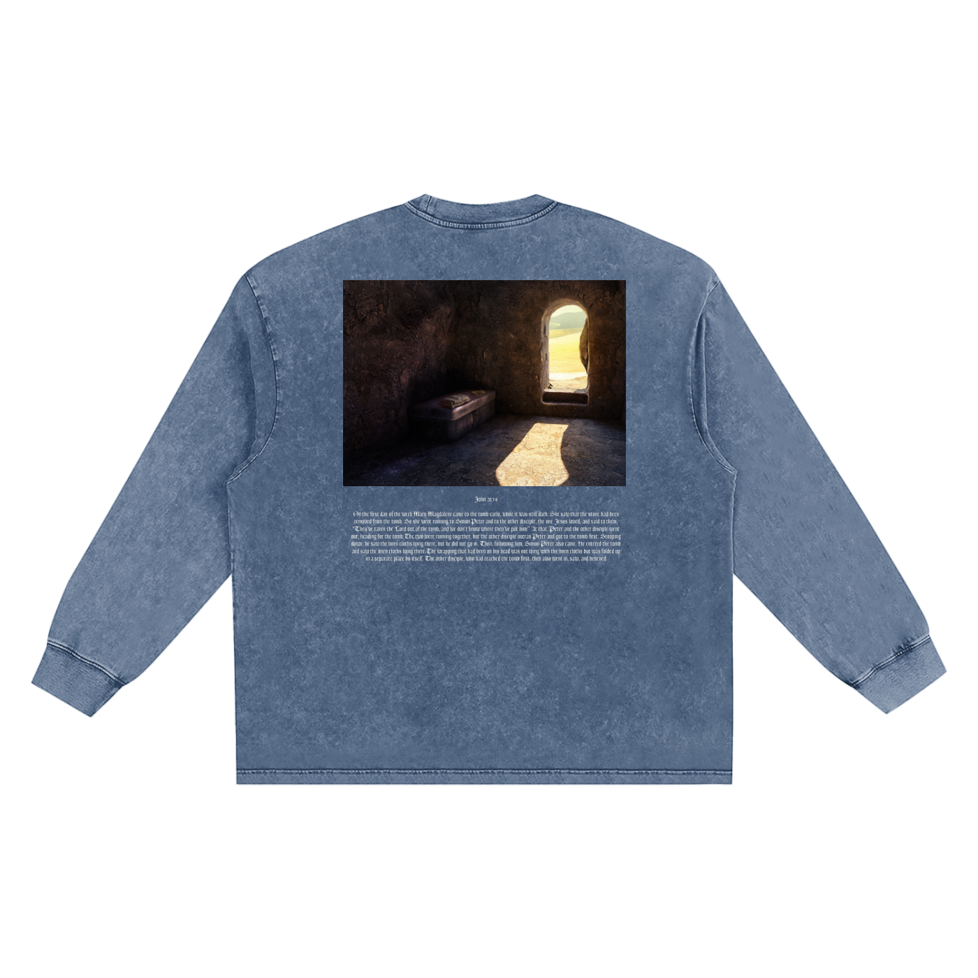 John 20:1-8 Long Sleeve Shirt