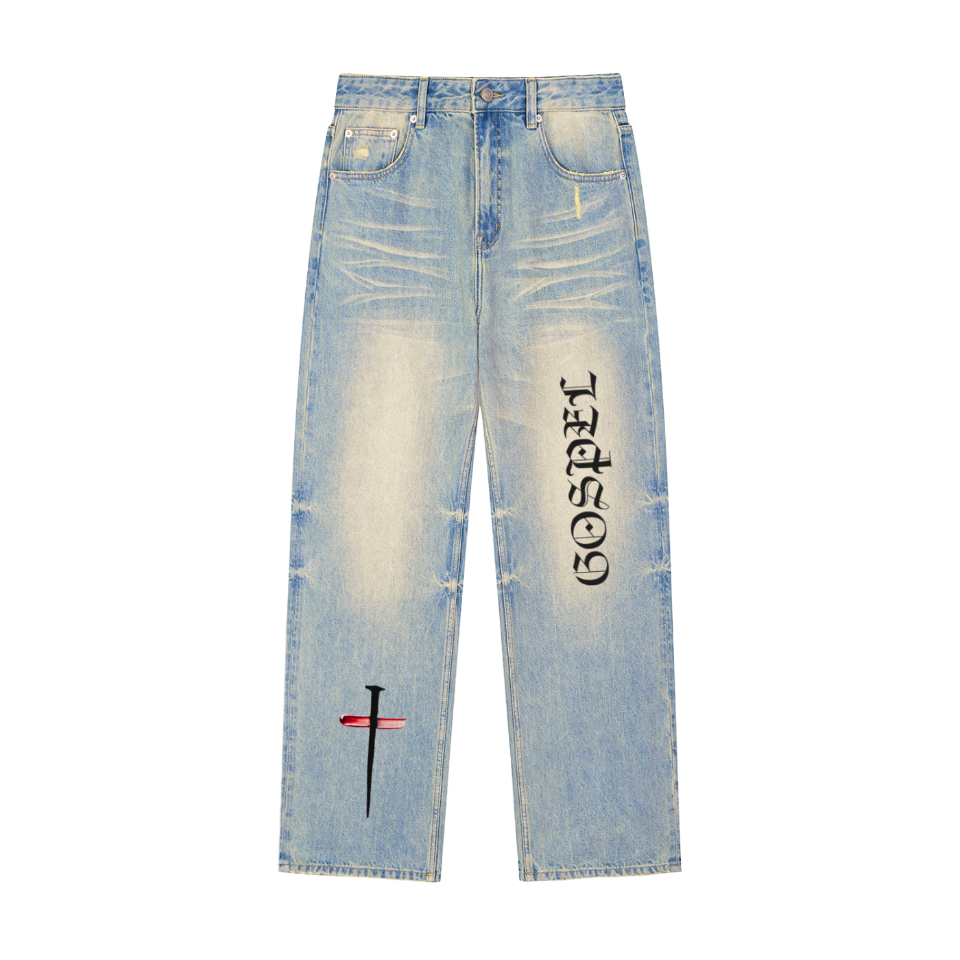 Gospel Logo Jeans